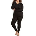 thumbnail image 3 of U.S. Polo Assn. Women's & Women's Plus Brushed Base Layer Long Underwear Thermal Set, Sizes S-3X, 3 of 8