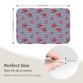 thumbnail image 4 of Vsdgher Starfish Navy Blue Stripe Hem Mat 40x60 - Multipurpose Doormat for Indoor & Outdoor Use - Welcome Your Guests with our Entrance Mat, 4 of 6