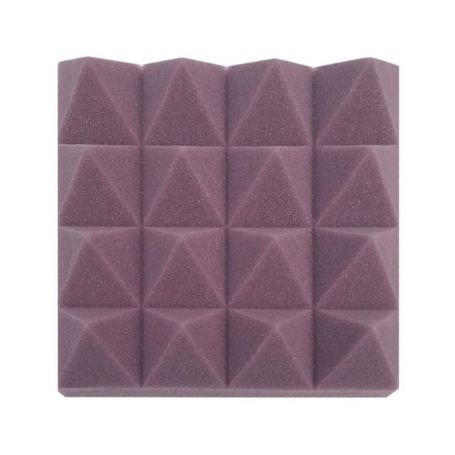 Wolfast 6Pcs Mousse Acoustique Éponge d'Absorption Acoustique Studio KTV Insonorisé