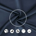 thumbnail image 5 of 2 PCS Silk Pillowcase For Skin And Hair Silk Pillow Case Both Side Silk With Hidden Zipper Non-Standard Navy, 5 of 8