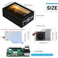 thumbnail image 4 of 52Pi 3.5 inch HDMI Touch Screen with Case for Raspberry Pi 5, w/ Official Active Cooler for Pi 5, 4 of 13