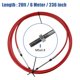 thumbnail image 3 of 1uds 20 Pies 236 Pulgadas Acelerador Cambio Remoto Control Caja Cable Rojo Unique Bargains cables de freno para deportes motorizados, 3 of 7
