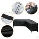 thumbnail image 2 of Funda impermeable para muebles de esquina en forma de L para exteriores, para jardín, patio, sofá de ratán, 2 of 4