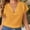Yellow, variant on Outfmvch Linen Shirts for Women Linen Tunic Tops for Women V Neck Tops Outfits Short Sleeve Gauze Tops Cotton Linen Embroidered Tops Loose Gauze Tunics Blue L
