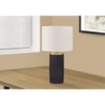 thumbnail image 5 of Lighting, 24"H, Table Lamp, Black Concrete, Ivory / Cream Shade, Modern, 5 of 8