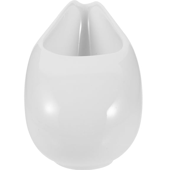 FUEENIRVA White Ceramic Steak Sauce Pitcher with Ergonomic Handle for Easy Storage and Pouring