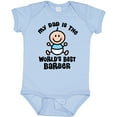 thumbnail image 3 of Inktastic Daddy Worlds Best Barber Childs Boys Baby Bodysuit, 3 of 5