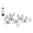 thumbnail image 4 of 21 Pcs Écrou Antivol pour Roue Outil de Retrait de Clé avec Boîte à Outils 20 Clés Verrouillables Douille 17mm, 4 of 9
