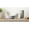 thumbnail image 5 of Bone Dry Ceramic Dog Bowl Set, Microwave & Dishwasher Safe, Small, 4.25x2", Gray, 2 Count, 5 of 5