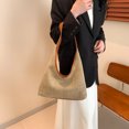 thumbnail image 4 of Bolso de mano tejido de paja FLhrweasw para mujer con bolsa pequeña, 4 of 9