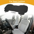 thumbnail image 2 of Ofertas Únicas 1 Pc 134x58cm Cojín Universal para Asiento de Automóvil - para Protección de Asiento de Conducción en Viajes en Coche Antideslizante - Cuero Sintético Negro, 2 of 7