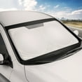 thumbnail image 3 of Motor Trend 1 Piece Pop-Up Auto Shade, Universal Car Windshield Sun Shade for Front Window, Collapsible Foldable Sunshade for Car Windshield, Keeps Interior Cool Heat UV (Large, 68 x 35 inches), 3 of 6