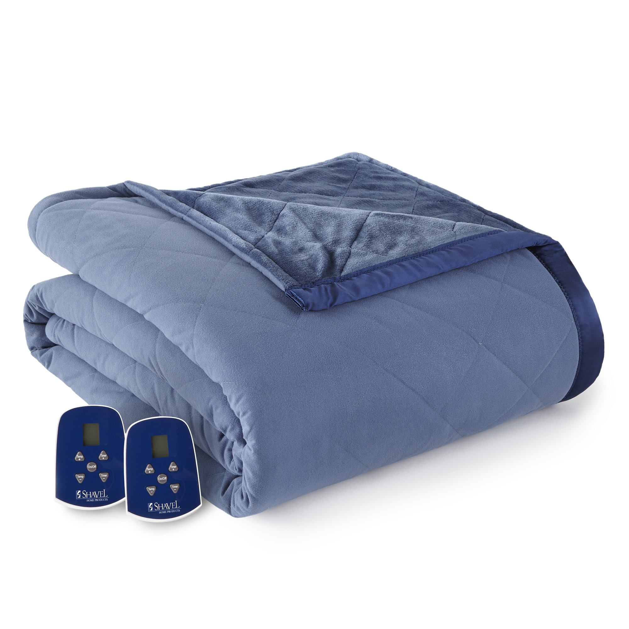 Micro Flannel® to Ultra Velvet® Electric Heated Blanket