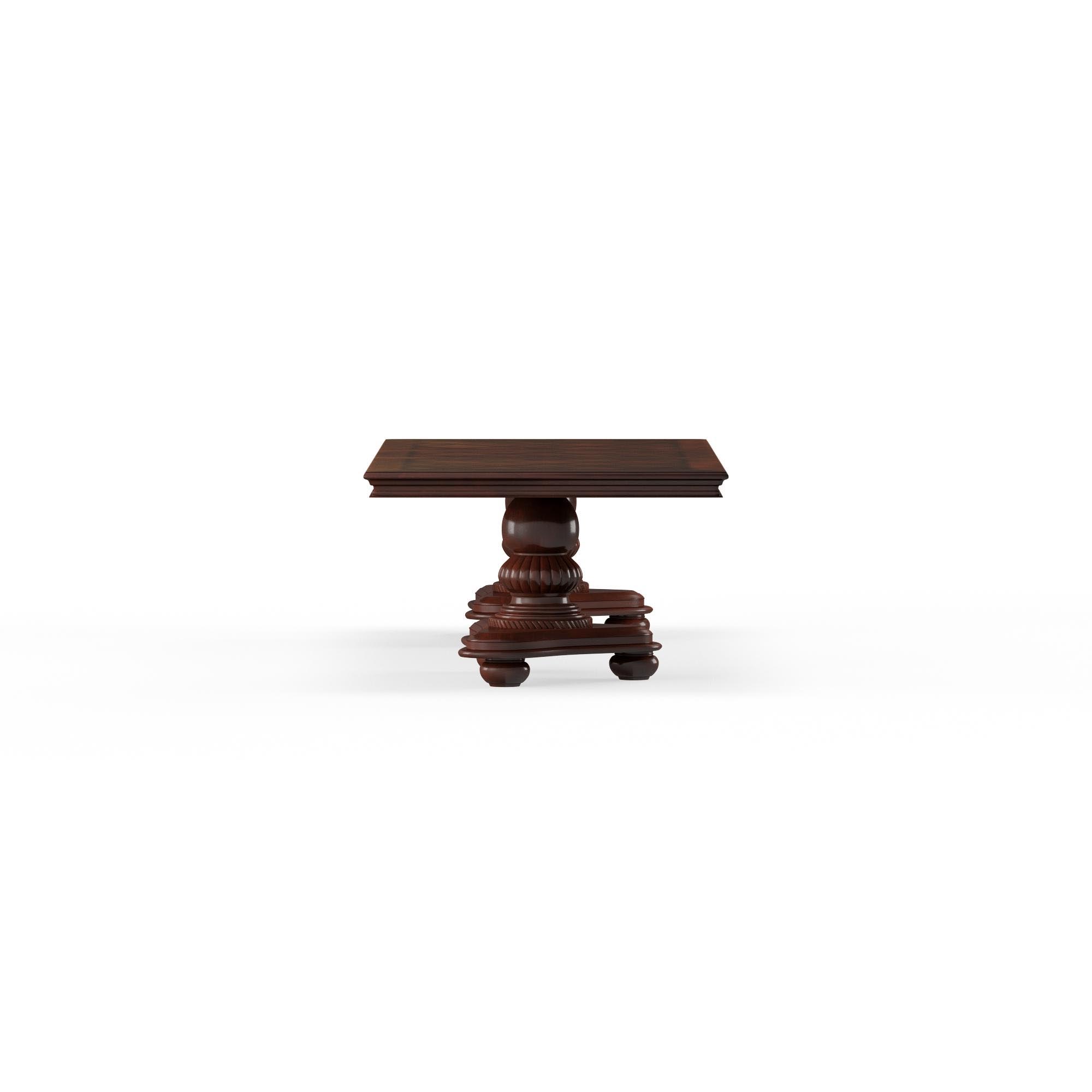 Furniture of America Paxton Traditional Dining Table, Brown Cherry