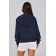 thumbnail image 2 of Sudadera con Capucha PRETTYGARDEN Azul Marino con Cierre Grande Forrada de Polar, 2 of 8