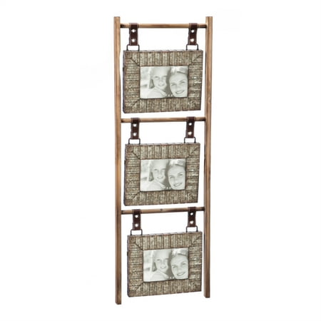 3 Wood And Metal Hanging Wall Frames