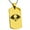 Gold, variant on Stainless Steel Satake Samurai Crest Engraved Dog Tag Pendant Necklace