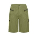 thumbnail image 7 of YLSDY Tactical Cargo Shorts for Men Loose Fit Multi-Pocket Hiking Casual Work Short Outdoor Lightweight Big and Tall Capris Green XL, 7 of 7