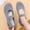 Gray, variant on Casual Shoes for Women Solid Color Non Slip Breathable Mesh Round Toe Slip On Daily Work Flats