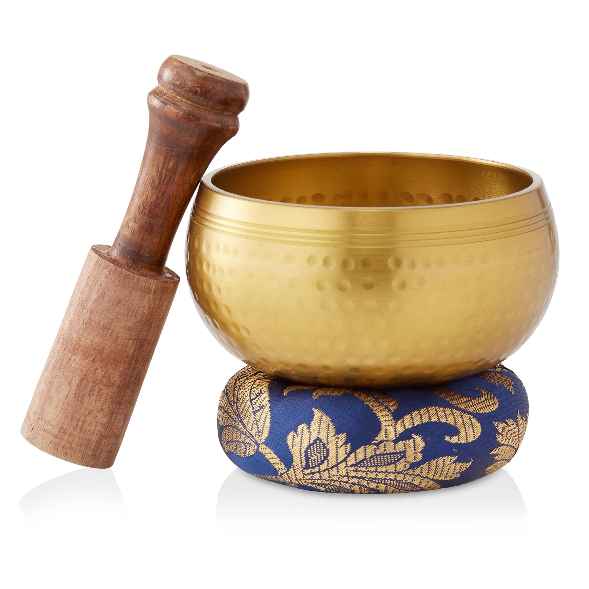 Meditation Accessories Unique Gifts for Women 4 inch Men Tibetan Singing Bowls Set-100% Hand-hammered in Nepal Sound Bowl for Meditation Chakra Yoga 