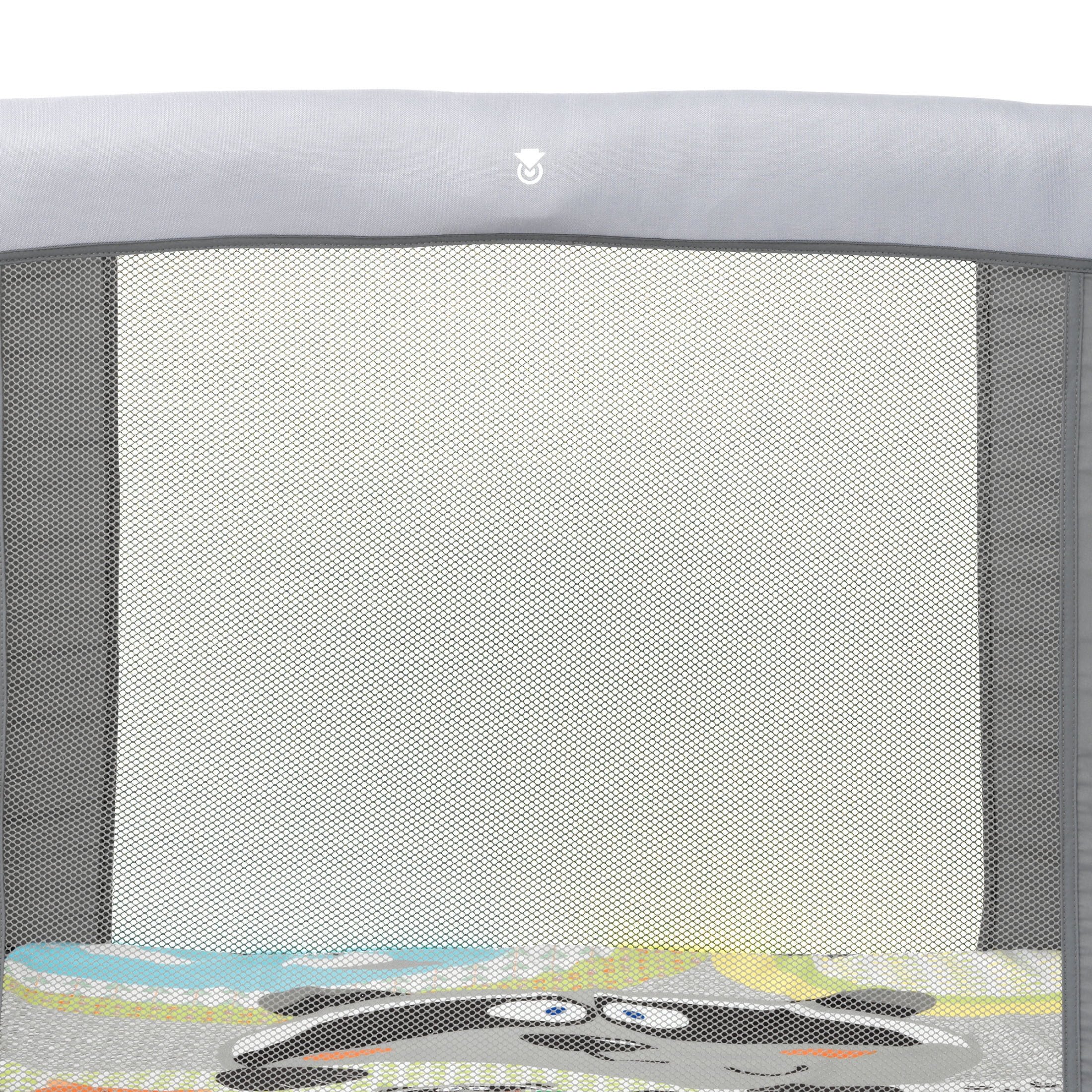 Chicco Tot Quad Portable Square Baby Playpen - Honey Bear (Grey) Chicco Tot Quad Portable Square Baby Playpen - Honey Bear (Grey)