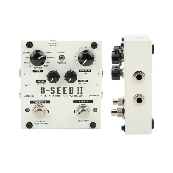 Multi Pedal Effect, Stereo Looper Effects 200mA 2 Channel 8 Modes For Electric Guitar