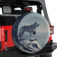 thumbnail image 3 of Lotusprinthandmade White Wolf In Snow Spare Tire Cover With Backup Camera Hole 6 Sizes (29 in.), 3 of 7