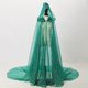 thumbnail image 1 of Capa unisex para mujer, larga, con capucha, para cosplay, Halloween, color liso, 1 of 3