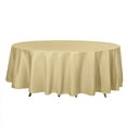 thumbnail image 2 of BalsaCircle 10 Pieces 108" Champagne Round Polyester Tablecloths Fabric Table Cover Linens, 2 of 8