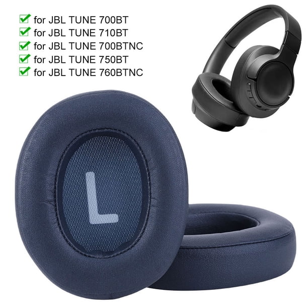 Fundas para Haz Cabeza Almohadillas Los Oídos Funda Cojín Repuesto Diadema Viscoelástica Reparación Cuero Proteico Tune 700BT/710BT/700BTNC/750BT/760BTNC