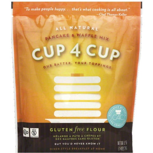 Cup 4 Cup Gluten Free Pancake & Waffle Mix, 8.7 oz, (Pack of 6) by