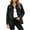 Black, variant on Oversized Jean Jacket Women Long Sleeve Button Down Denim Jackets with Pockets Trendy Vintage Jean Jacket Coat