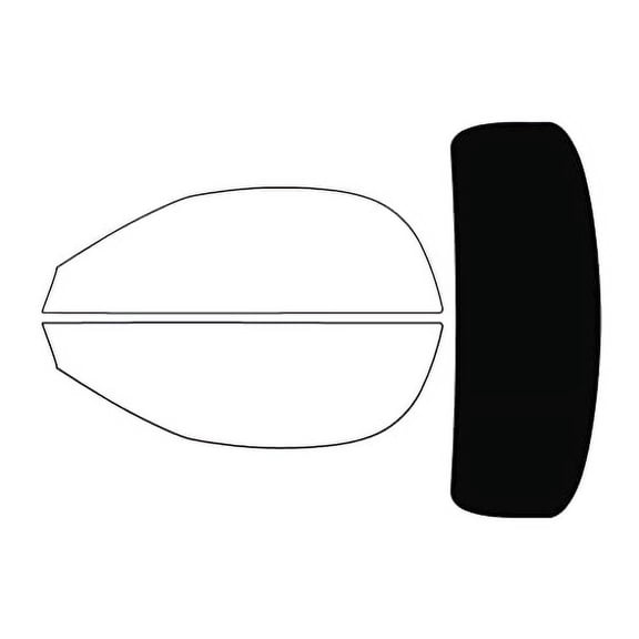 Rvinyl Window Tint Kit Compatible with Audi TT 2008-2015 (Convertible) - Rear Windshield Precut Kit