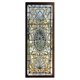 thumbnail image 1 of 1 Set Door Stickers PVC 3D Retro Floral Pattern Door Sticker Home Decor for Dormitory, 1 of 5