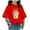 Red, variant on Girls Clothes, Girls Fall Clothes Tops Cartoon Patterned Patchwork Striped Long Sleeve Pullover Crew Neck Oversized T-shirts (3 Years, White)