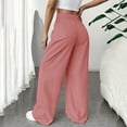 thumbnail image 7 of Diufon Women's Suit Pants High Waisted Wide Leg Loose Dressy Trousers Trendy Versatile Office Work Pant, 7 of 7
