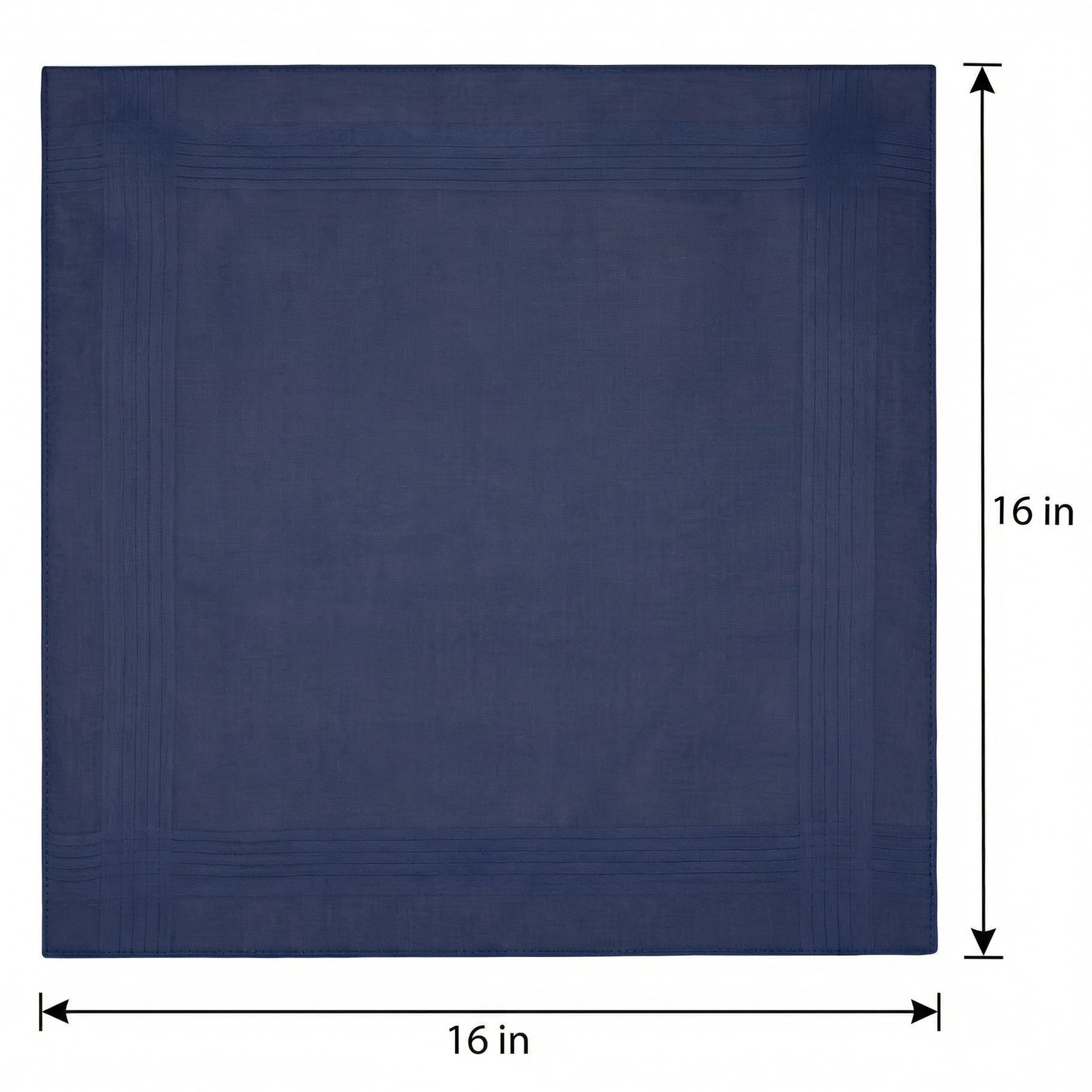Unique Bargains 12Pcs Washable Reusable Cloth Napkins Cyan 16x16inch