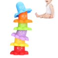 thumbnail image 4 of Nesting Cup Toy, Infant Bath Toy Octopus Shaped Hand Eye Coordination Cute Cartoon Interactive  For Nursery, 4 of 8
