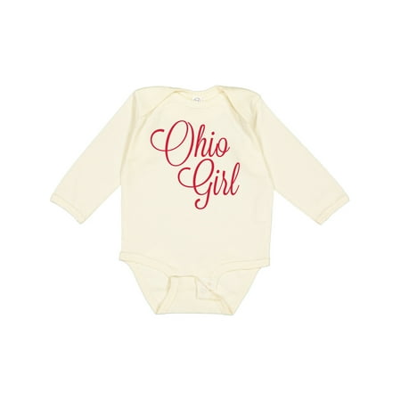 

Inktastic Ohio Girl Gift Baby Boy or Baby Girl Long Sleeve Bodysuit