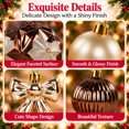 thumbnail image 4 of Velmasee 30PCS Shatterproof Christmas Tree Ornaments Set - Assorted Shapes Hanging Christmas Ball Ornaments Baubles Set with Strings for Holiday Xmas Tree Home Party Decor, 4 of 7