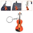 thumbnail image 3 of KAKOWELY Llavero de violín novedoso, instrumento musical, elegante colgante de fiesta musical para bolso, cartera, billetera., 3 of 5