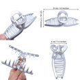 thumbnail image 2 of 3PCS-agarre de pelo de metal-oro+oro rosa+plata, 2 of 7