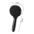 thumbnail image 3 of Anuirheih Handheld Shower Head, 7 Modes High Pressure Filtered Shower Head with Anti Slip Grip, Bathroom Accessories(Black), 3 of 6