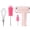 Pink, variant on YongCo Rechargeable Silicone Bottle Brush Electric Cleansing Structure 3 Brush Executives 12Inch Reach 1000mAh Battery Pace Set