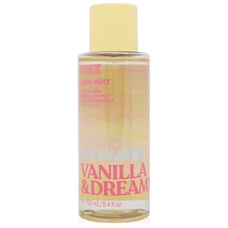 Victoria's Secret PINK Sun-Splashed Vanilla & Dreamy Fragrance Body Mist for Women, 8.4 fl oz