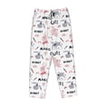 thumbnail image 4 of Xecao Cute Magic Bunny Women's Straight Lounge Pajama Pants: The Epitome of Relaxed Sleepwear, 4 of 9