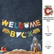 thumbnail image 1 of Bienvenidos de nuevo Decoraciones de banderas con banners - 13 tarjetas de papel coloridas con cinta de 5 metros para fiesta en clase y decoración de pared, 1 of 7