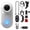 White, variant on Thumb POV Portable Body Cam Wearable Video Recorder, 2.7K Mini WiFi Action Camera, IPX7 Waterproof Underwater Camcorder DV for Sport Travel Daily - Black