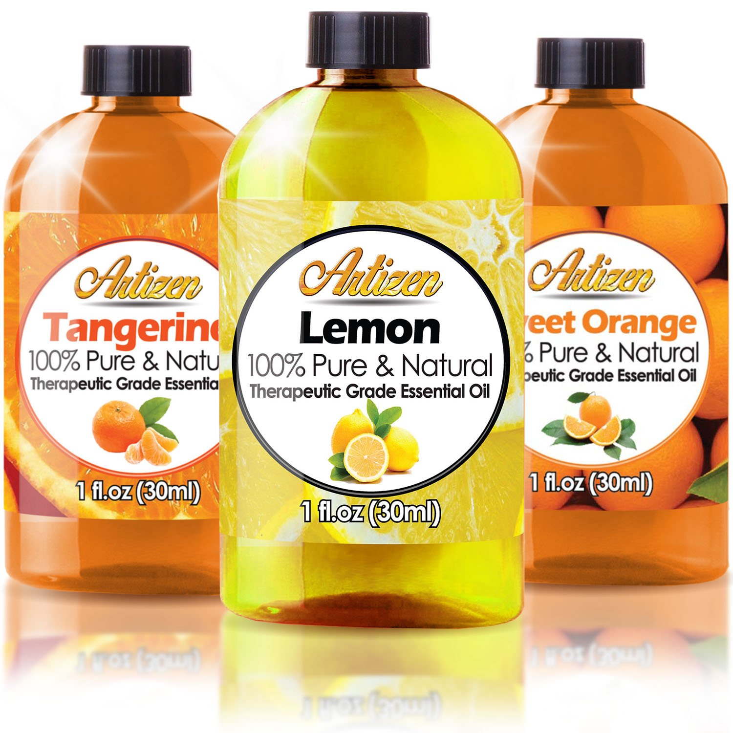 Citrus Essential Oils Set 1oz 3 Pack Set (100 PURE ESSENTIAL OIL