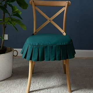 Country chair pads with ruffles sale